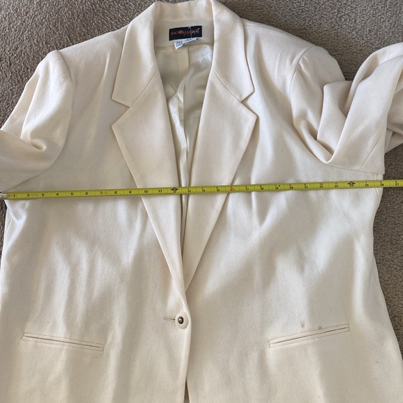 Suit by SAG HARBOR Woman size 24 Wool skirt & jacket - Picture 10 of 14